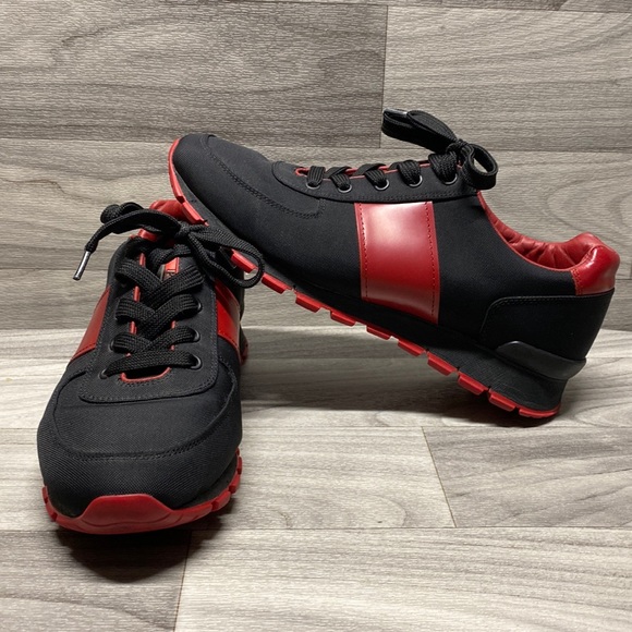 prada runners red